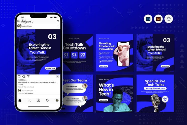 Instagram Post example - Tech Product Review for Amazon affiliate marketing